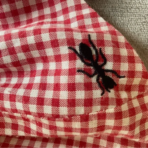 RARE: Fashion Brand Company I Love Bugs picnic dress WITH MATCHING SCRUNCHIE!! - Picture 5 of 8